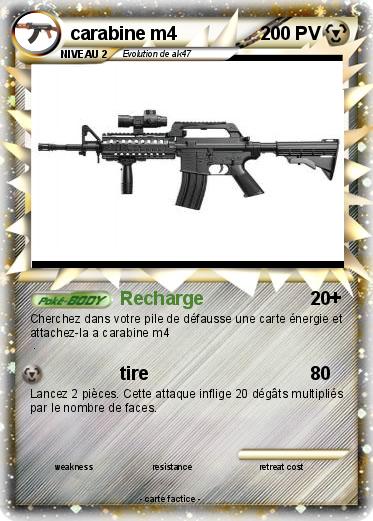 Pokemon carabine m4