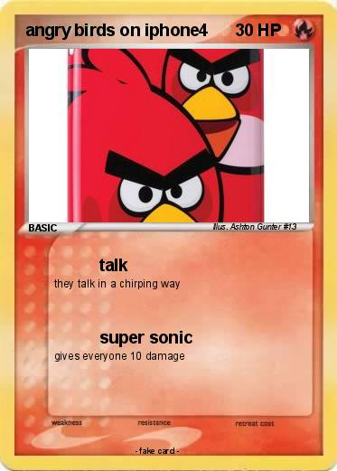 Pokemon angry birds on iphone4