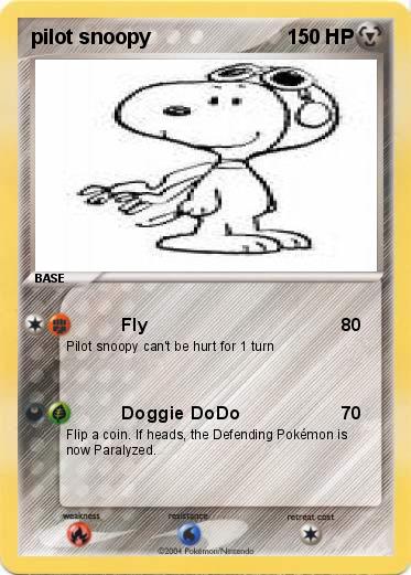 Pokemon pilot snoopy 