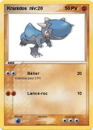 Pokemon Kranidos  niv:20