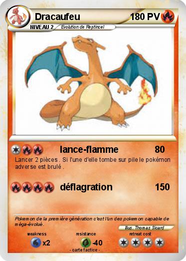 Pokemon Dracaufeu