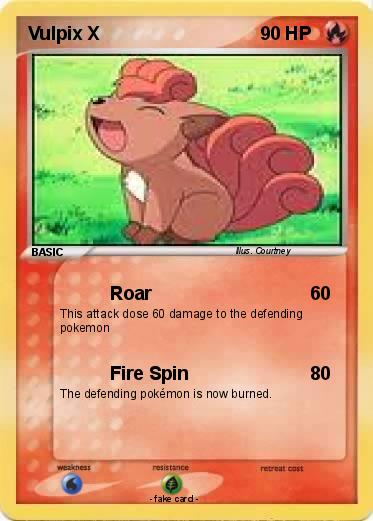 Pokemon Vulpix X