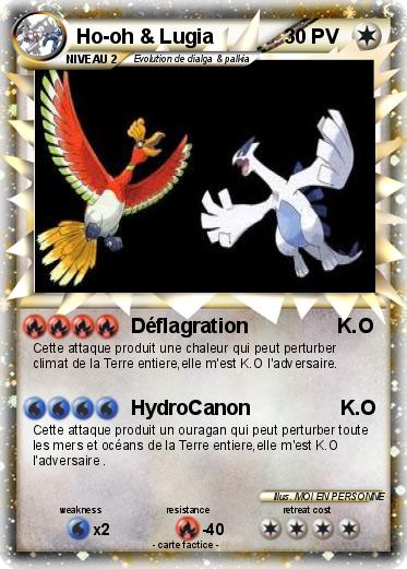 Pokemon Ho-oh & Lugia