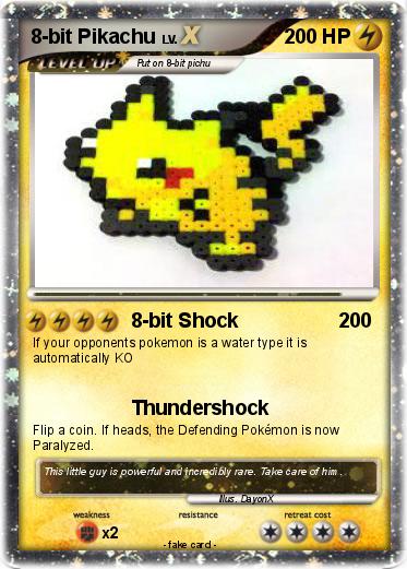 Pokemon 8-bit Pikachu