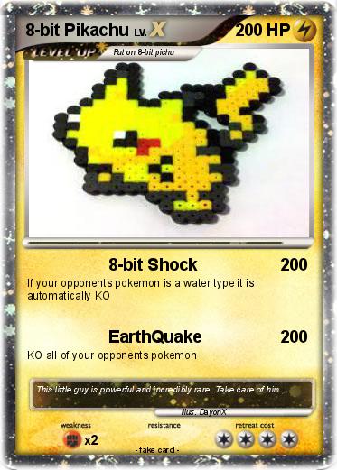 Pokemon 8-bit Pikachu