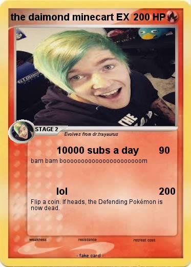 Pokemon the daimond minecart EX