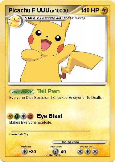 Pokemon Picachu F UUU