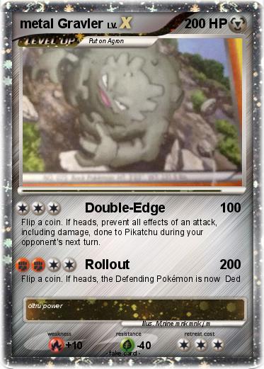 Pokemon metal Gravler