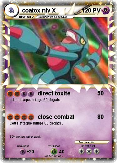 Pokemon coatox niv X