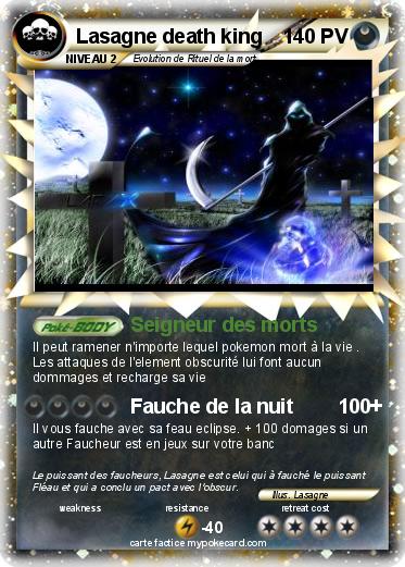 Pokemon Lasagne death king