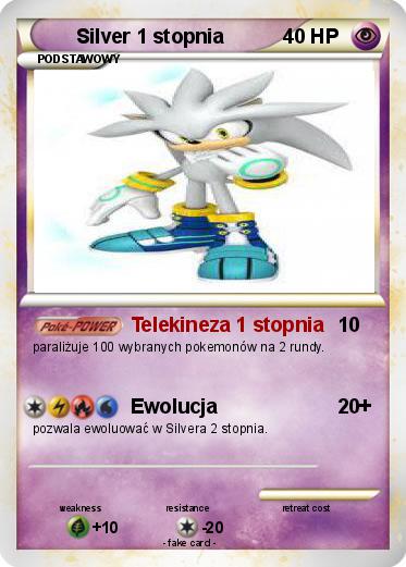 Pokemon Silver 1 stopnia