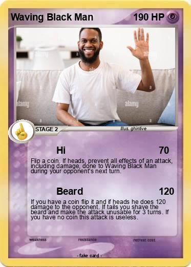 Pokemon Waving Black Man
