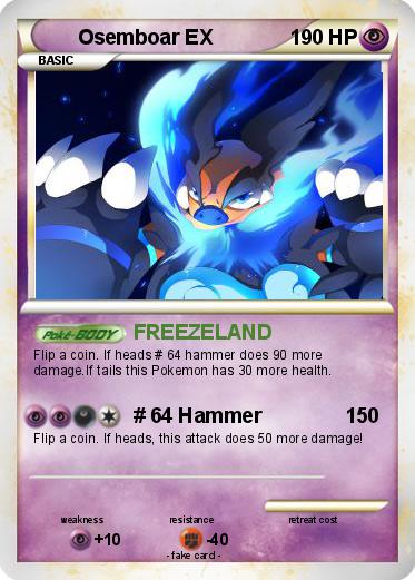 Pokemon Osemboar EX