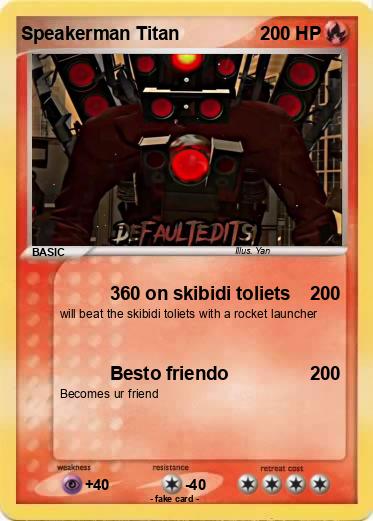 Pokemon Speakerman Titan