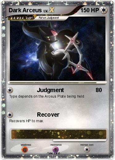 Pokemon Dark Arceus