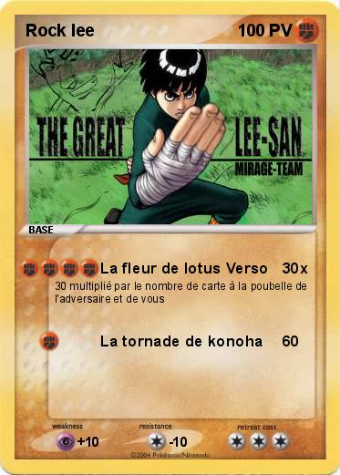 Pokemon Rock lee