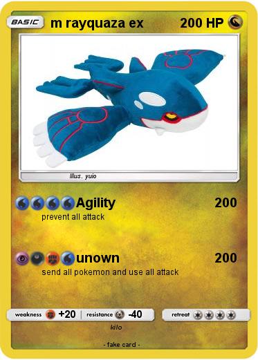 Pokemon m rayquaza ex
