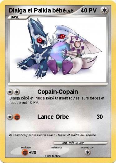 Pokemon Dialga et Palkia bébé