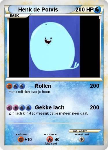 Pokemon Henk de Potvis