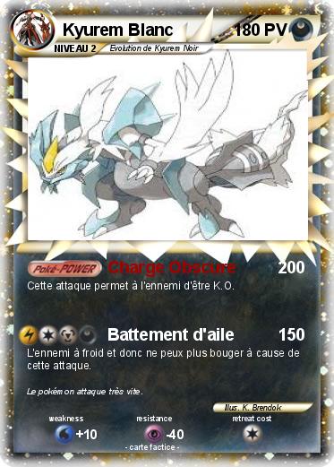 Pokemon Kyurem Blanc