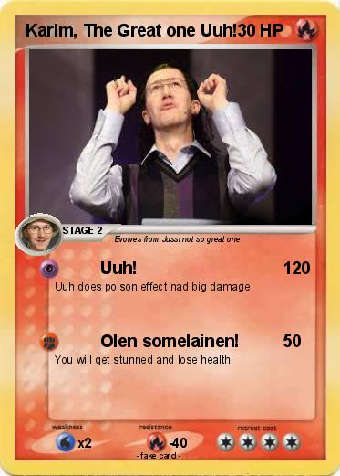 Pokemon Karim, The Great one Uuh!