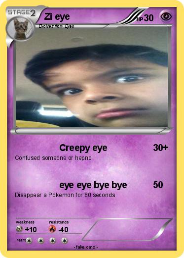 Pokemon Zi eye