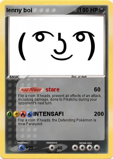 Pokemon lenny boi