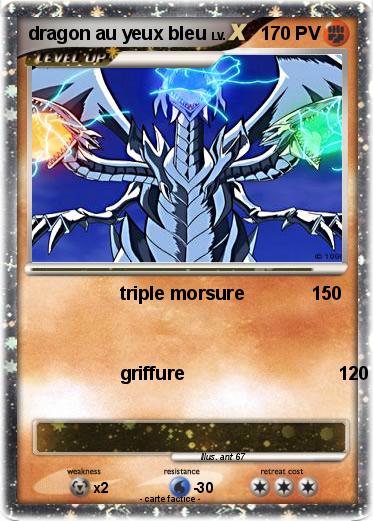 Pokemon dragon au yeux bleu