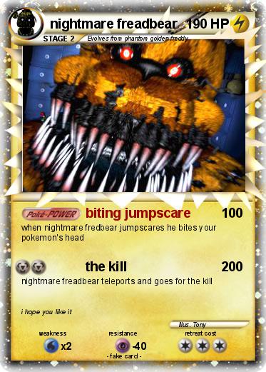 Pokemon nightmare freadbear