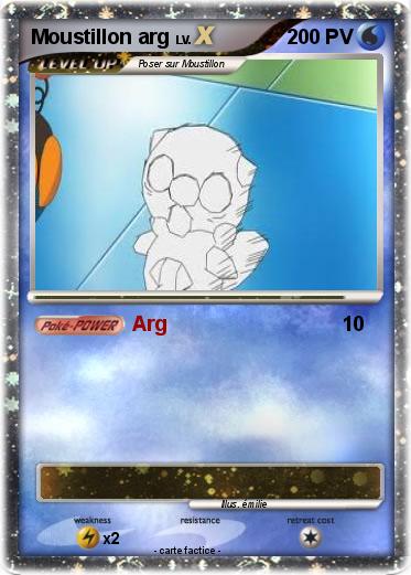 Pokemon Moustillon arg