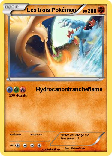Pokemon Les trois Pokémon