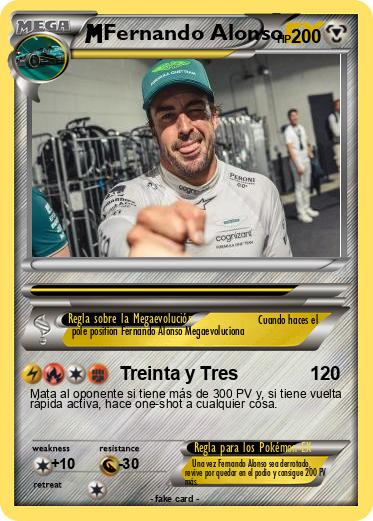 Pokemon Fernando Alonso