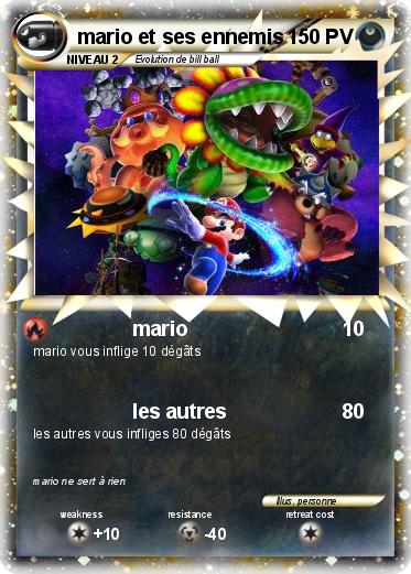 Pokemon mario et ses ennemis