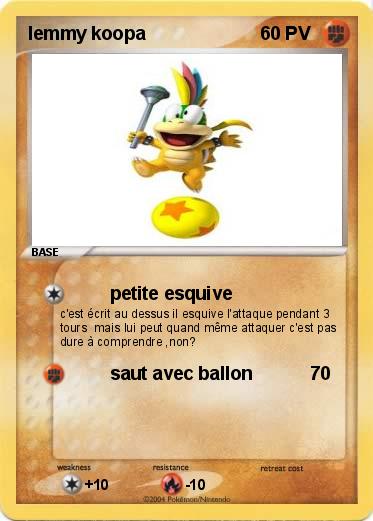 Pokemon lemmy koopa