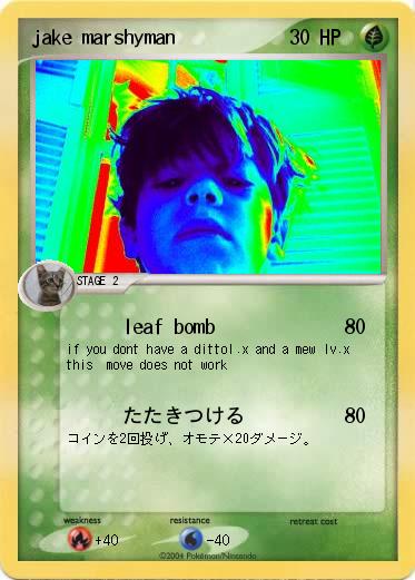 Pokemon jake marshyman