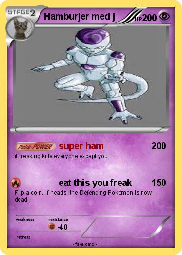 Pokemon Hamburjer med j