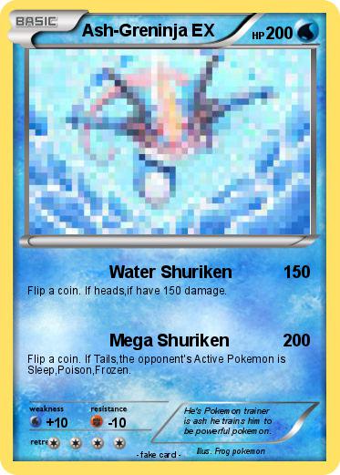 Pokemon Ash-Greninja EX