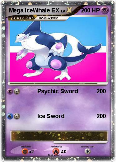 Pokemon Mega IceWhale EX
