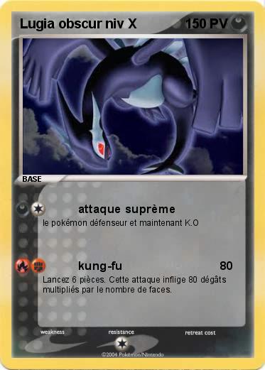 Pokemon Lugia obscur niv X