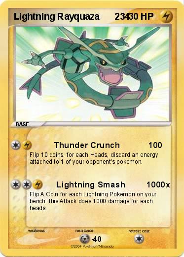 Pokemon Lightning Rayquaza      234