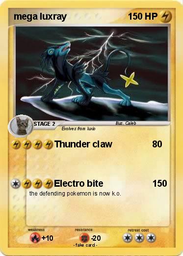 Pokemon mega luxray