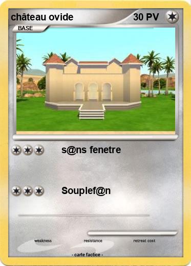 Pokemon château ovide