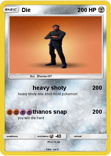 Pokemon Die