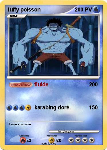 Pokemon luffy poisson