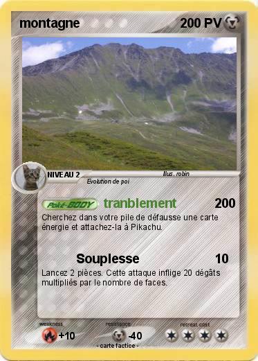 Pokemon montagne