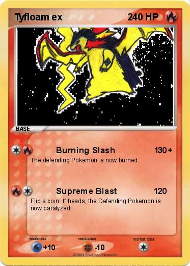 Pokemon Tyfloam ex                         2