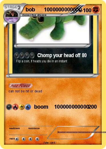 Pokemon bob      1000000000000