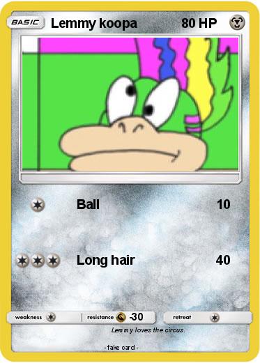 Pokemon Lemmy koopa
