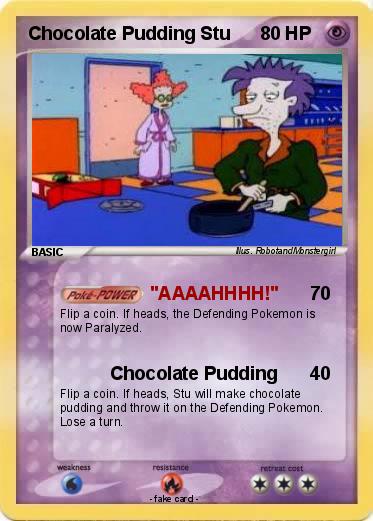Pokemon Chocolate Pudding Stu