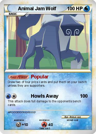 Pokemon Animal Jam Wolf